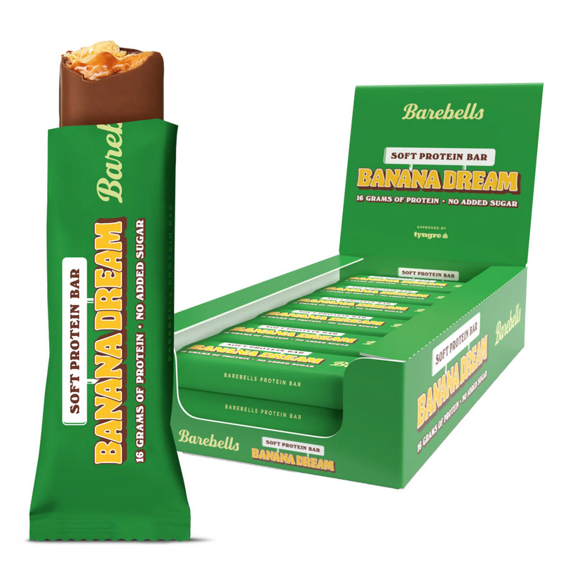 BAREBELLS SOFT BAR BANANA DREAM 55G 12U