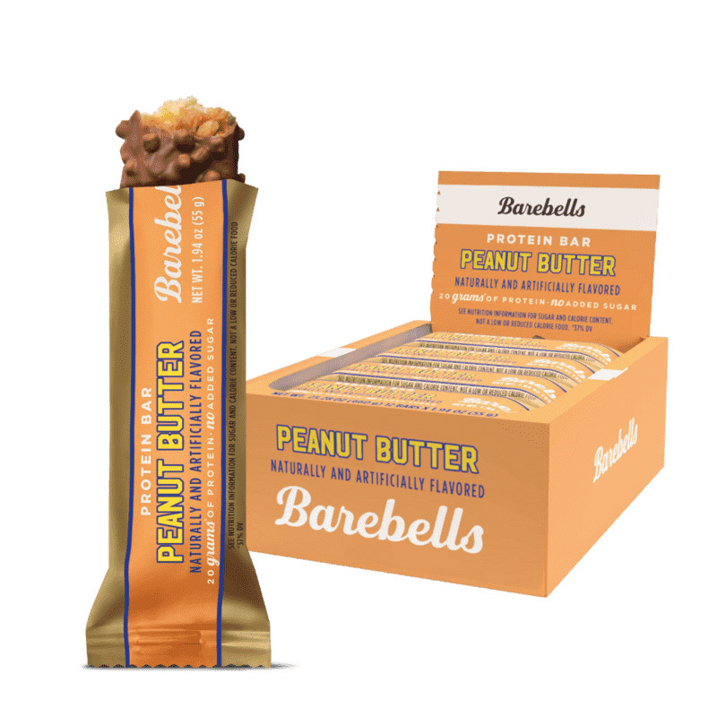 BAREBELLS PROTBAR PEANUT BUTTER 55G 12U