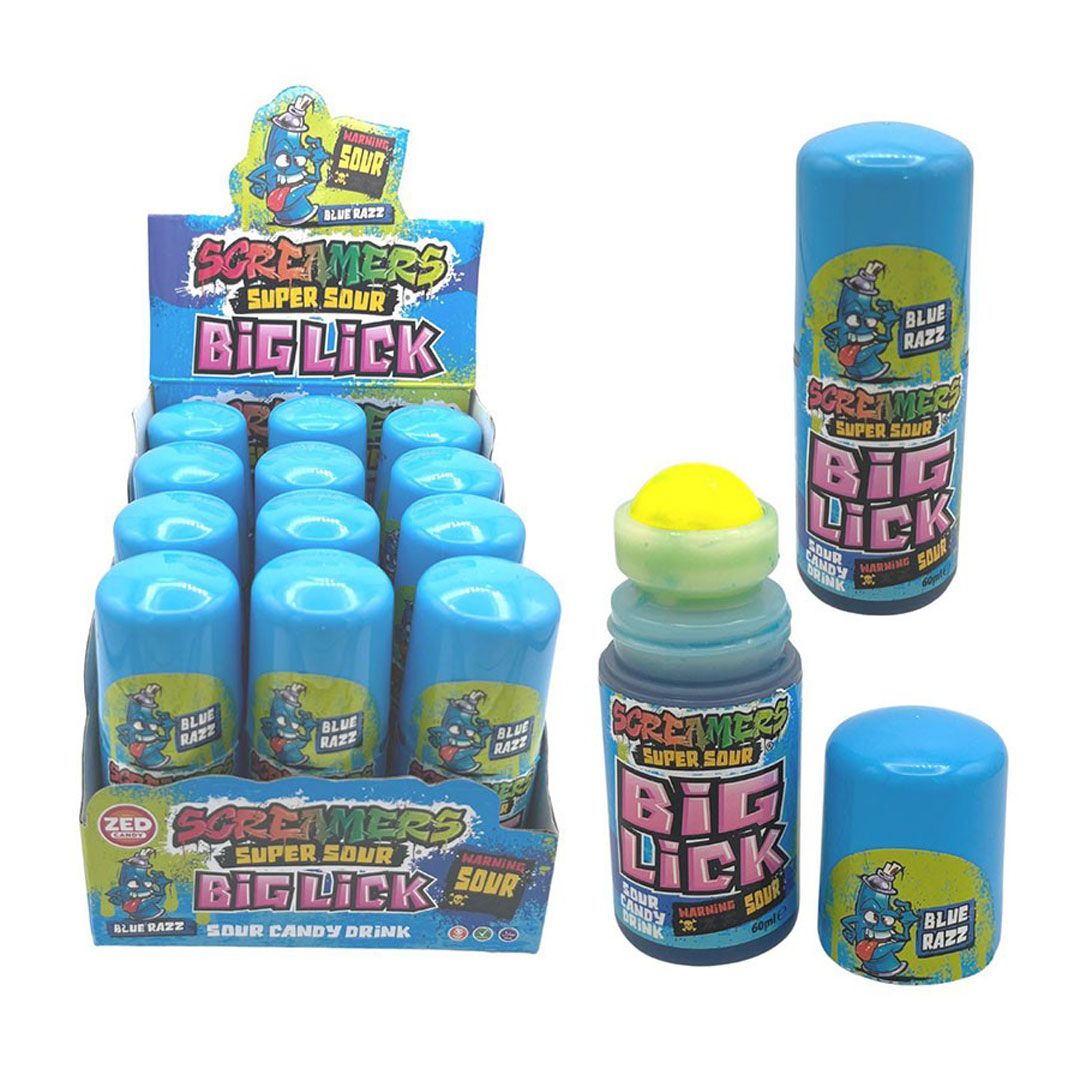 SCREAMERS SOUR ROLL ON BLUE 60ML 12XE12U