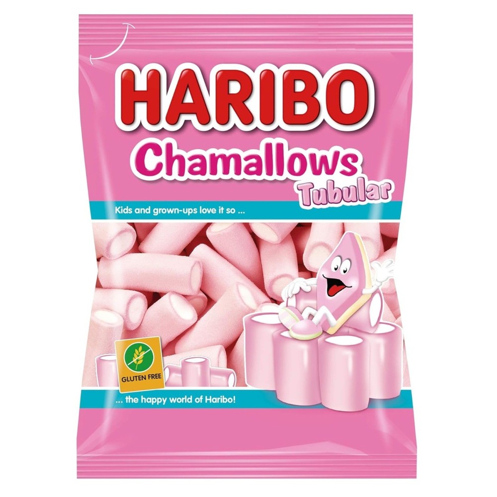 HARIBO CHAMALLOW TUBUL COLOR 90G 18U