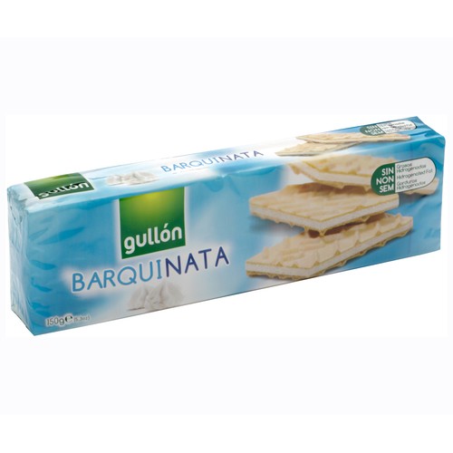 GULLON BARQUILLO NATA 150G 16U