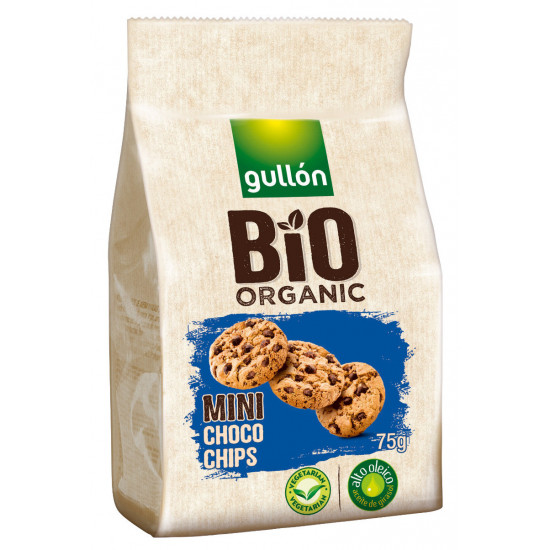 GULLON MINI CHOCO CHIP BIO 75G 12U