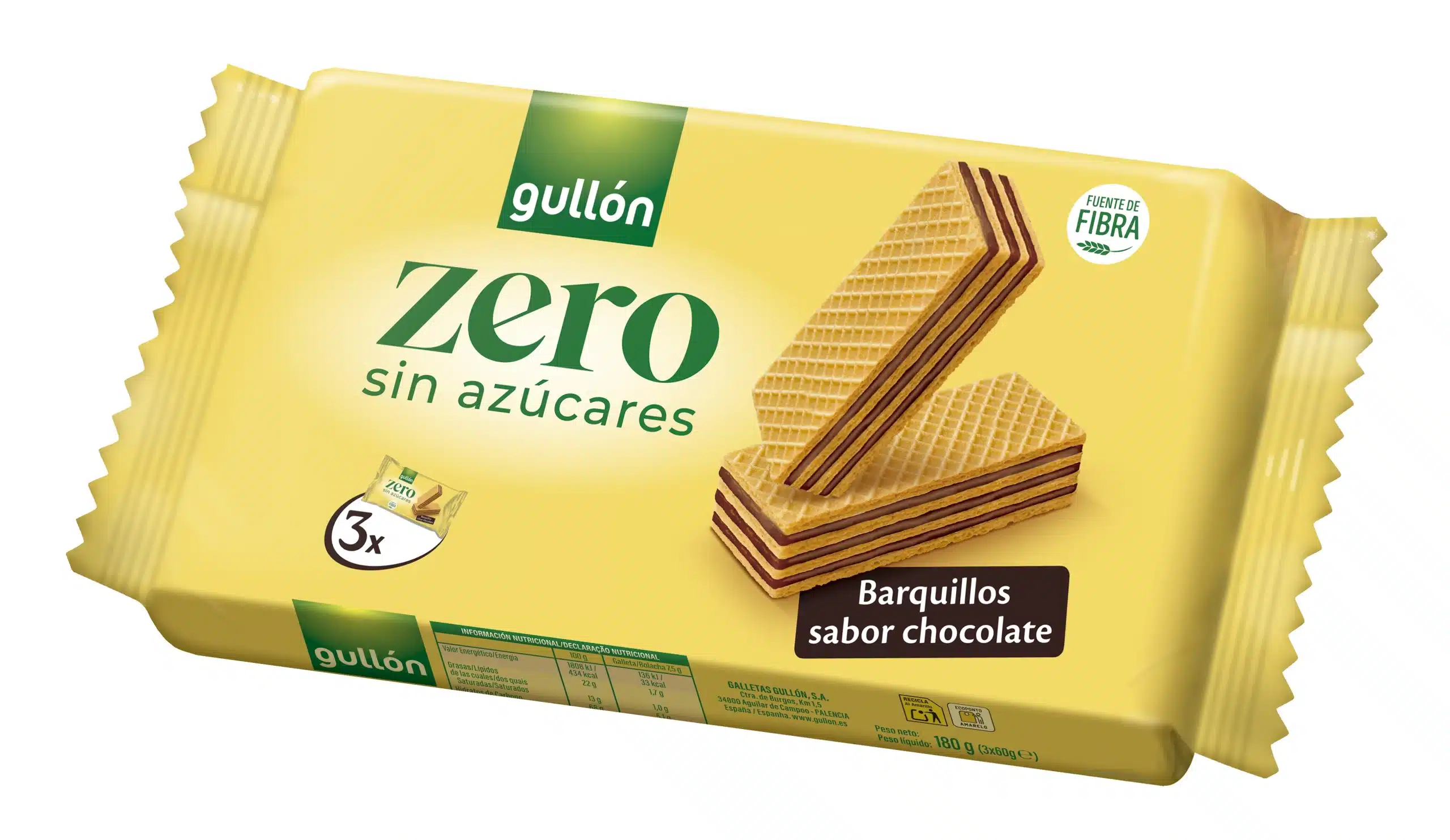 GULLON BARQUILLOS DIET ZERO 60G 4X12U