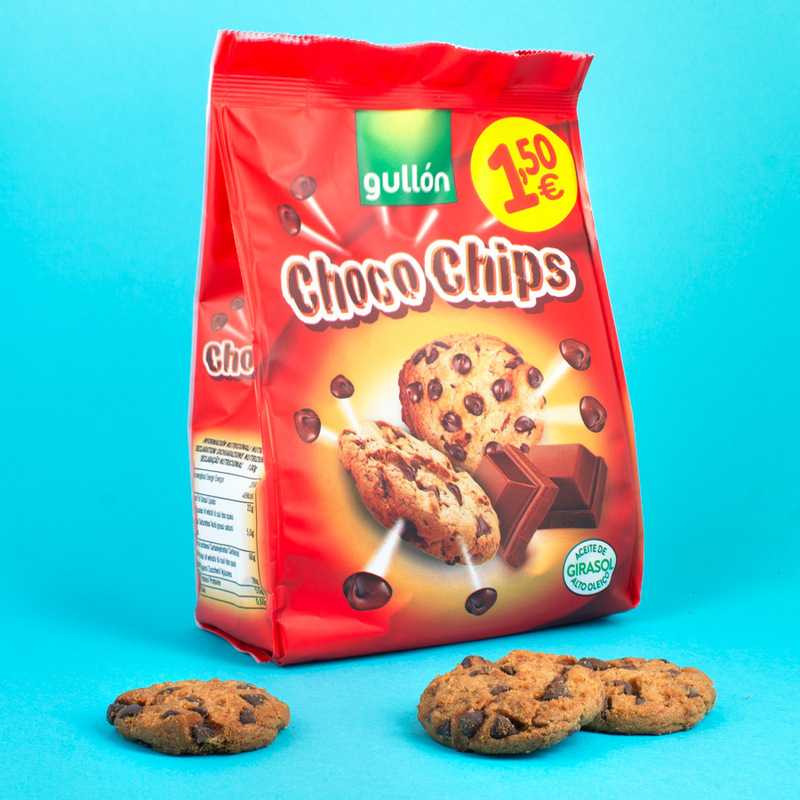 GULLON CHOCO CHIPS 15EUR 175G 10U