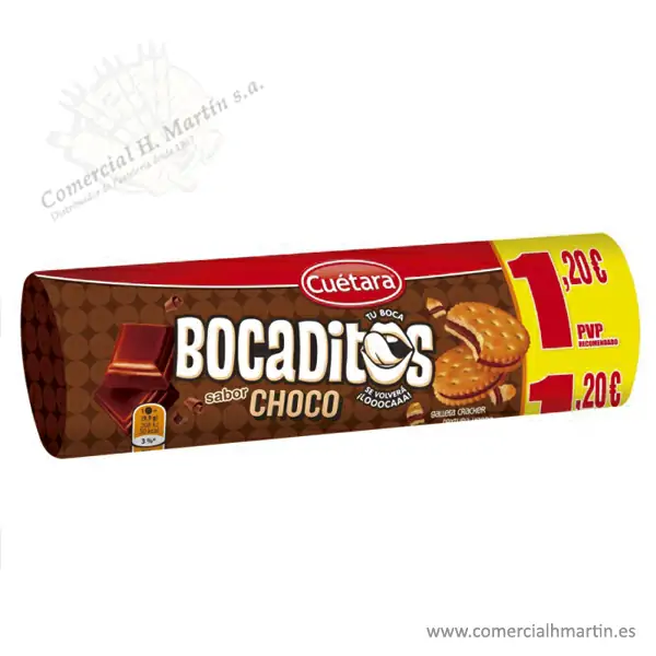 CUETARA BOCADITOS CHOCO 150G 15U