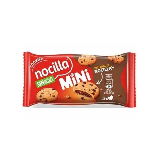 NOCILLA MINI COOKIES CADENAS 40G 16U