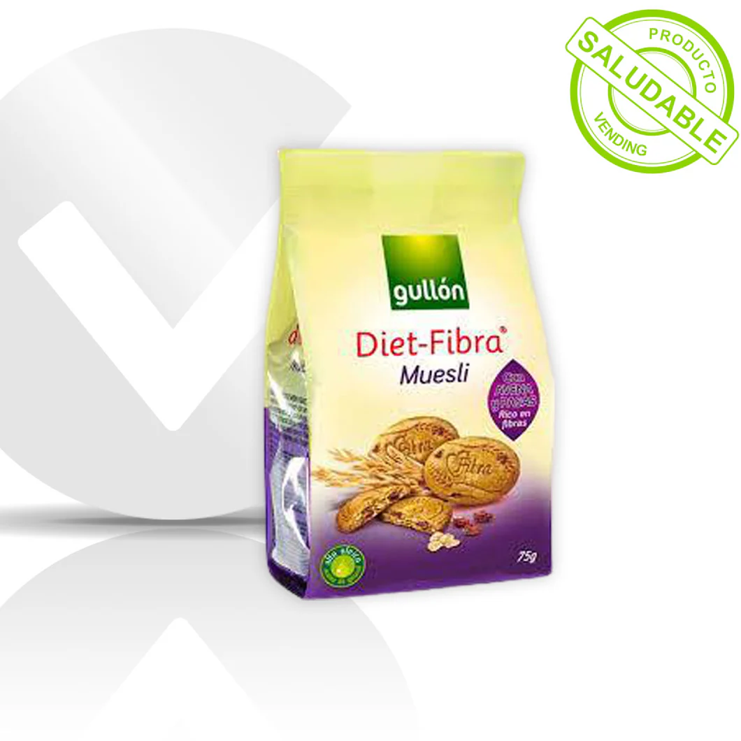 GULLON DIETFIBRA MUESLI 75G 12U