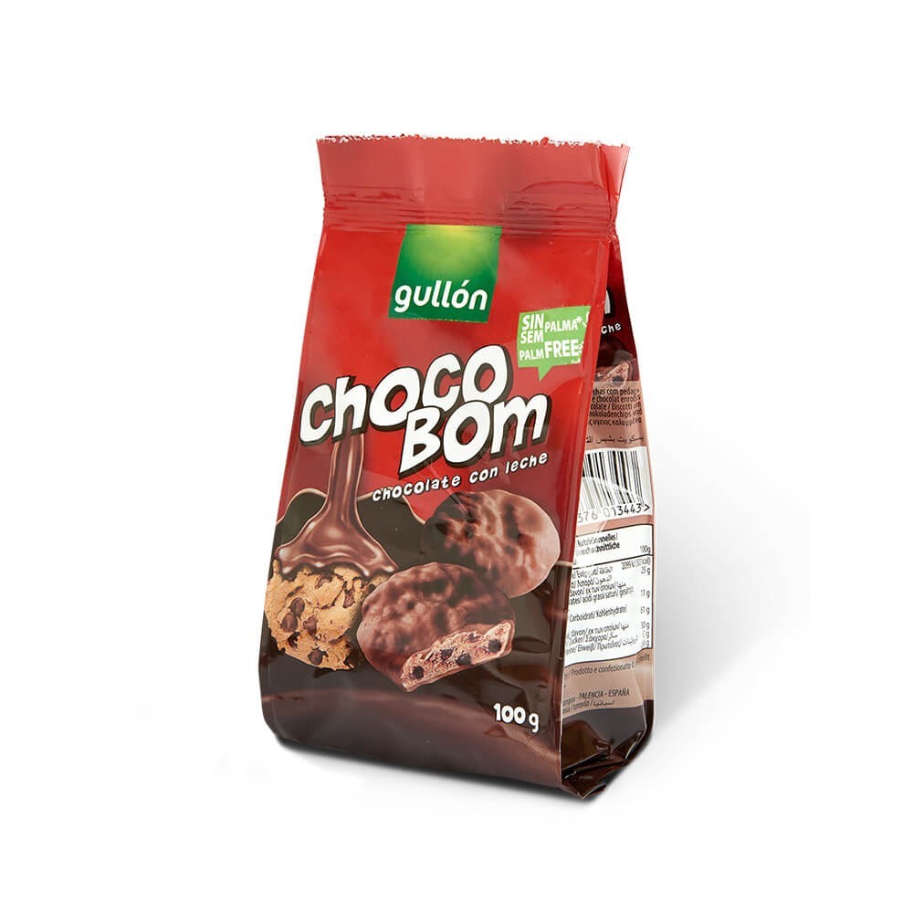 GULLON CHOCO BOM LECH100G 12U