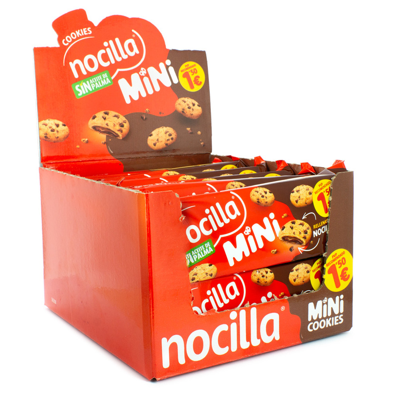 NOCILLA MINI COOKIES 64G 12U