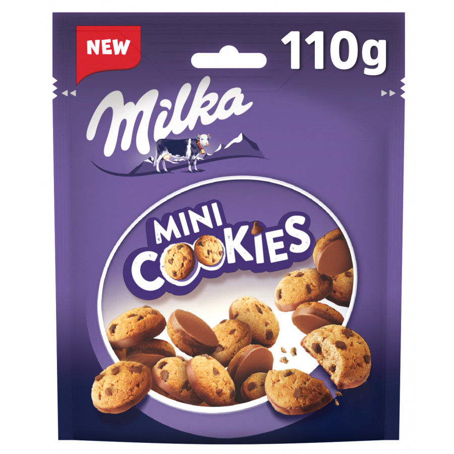 MILKA MINI COOKIES 110G 8U