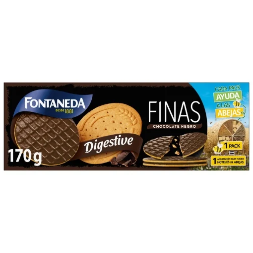 FONT DIGESTIVE FINAS NEGRAS 170G 12X1U