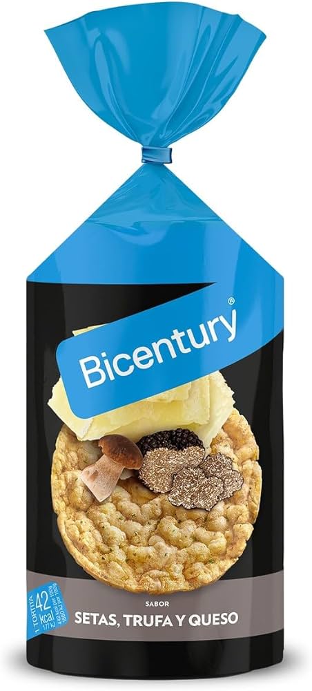 BICENTURY TORTITAS TRUFA Y QUESO 124G 8U