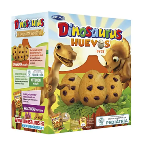 ART DINOS HUEVOS 14EUR 105G 12U