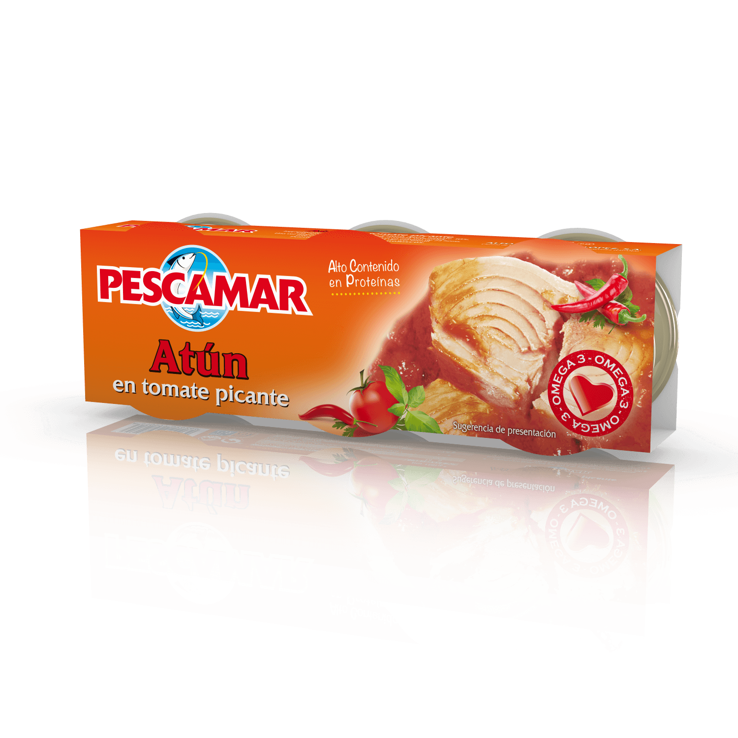 PESCAMAR ATUN TOMATE PICANTE 4XE25U