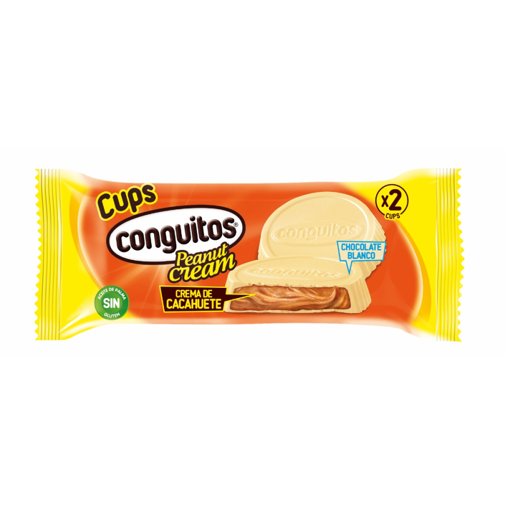 CONGUITOS CUPS BLANCO 34G 16U