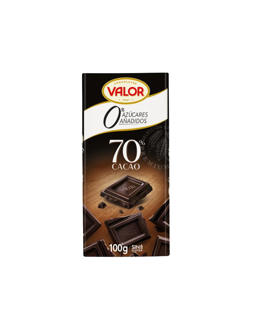 VALOR CHOCNEGR100G 70 SA RETR 12X5U