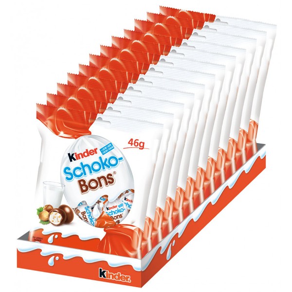 KINDER SCHOKOBONS 46G 12U