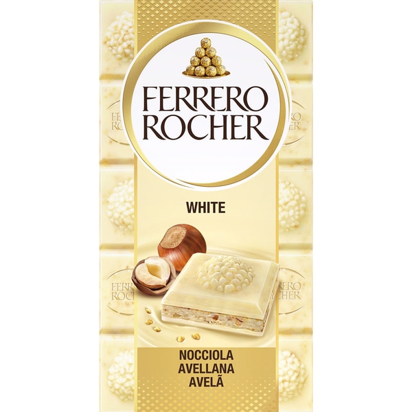 FERRERO ROCHER BLANCO TABLETA 90G 8X1U