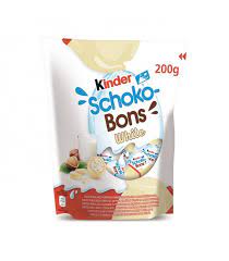 KINDER SCHOKOBONS WHITE 200G 18U