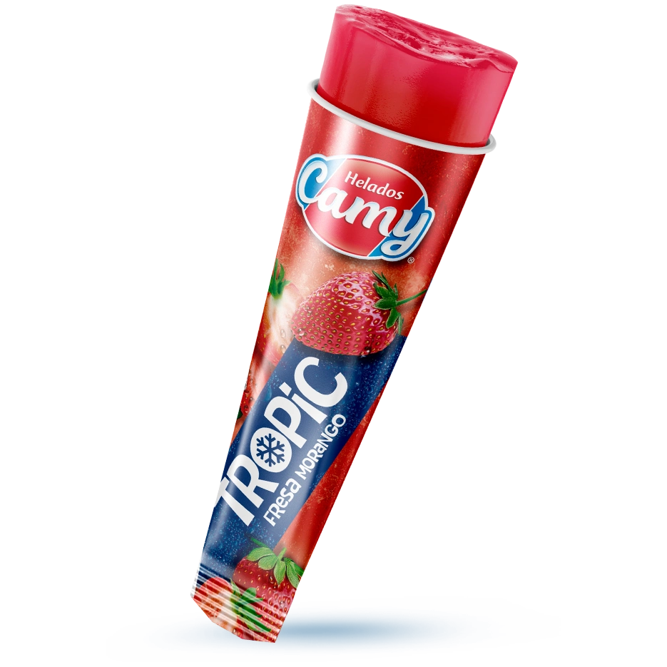 CAMY TROPIC FRESA HELADO 24U
