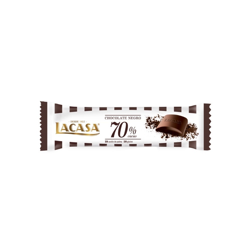 LACASA CHOCOLATINAS CHOCO 70 25G 4X16U
