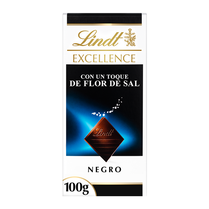 LINDT EXCELLENCE FLOR SAL 100G 4X5U