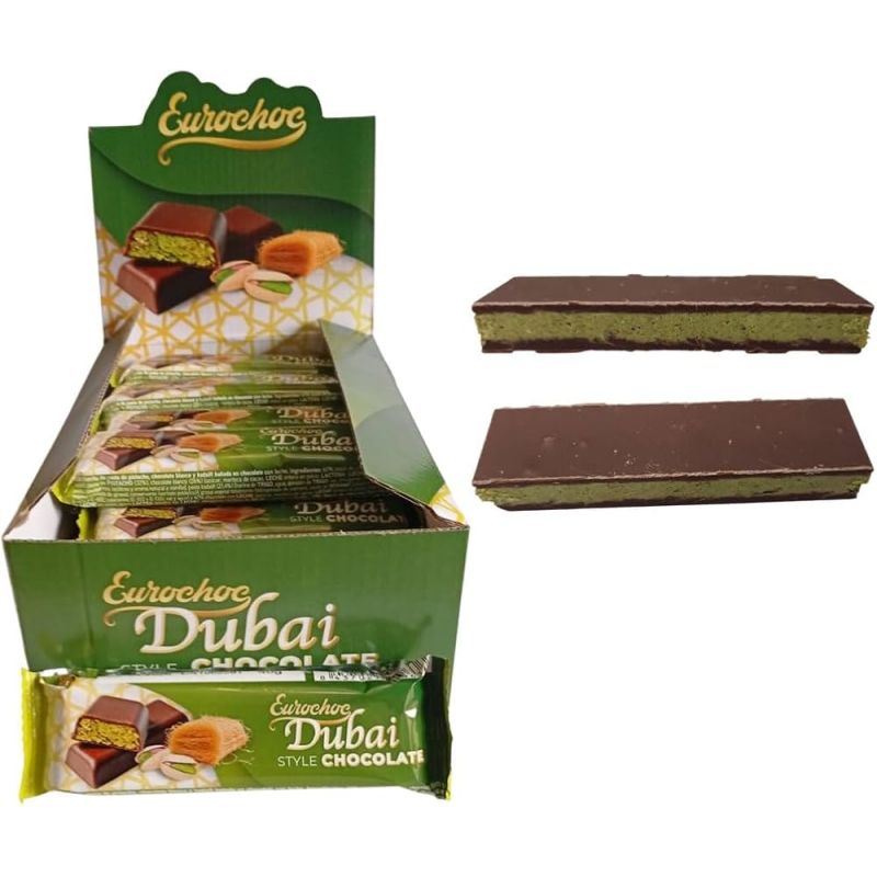 EUROCHOC BARRITA DUBAI CHOCO 40G 4X24U
