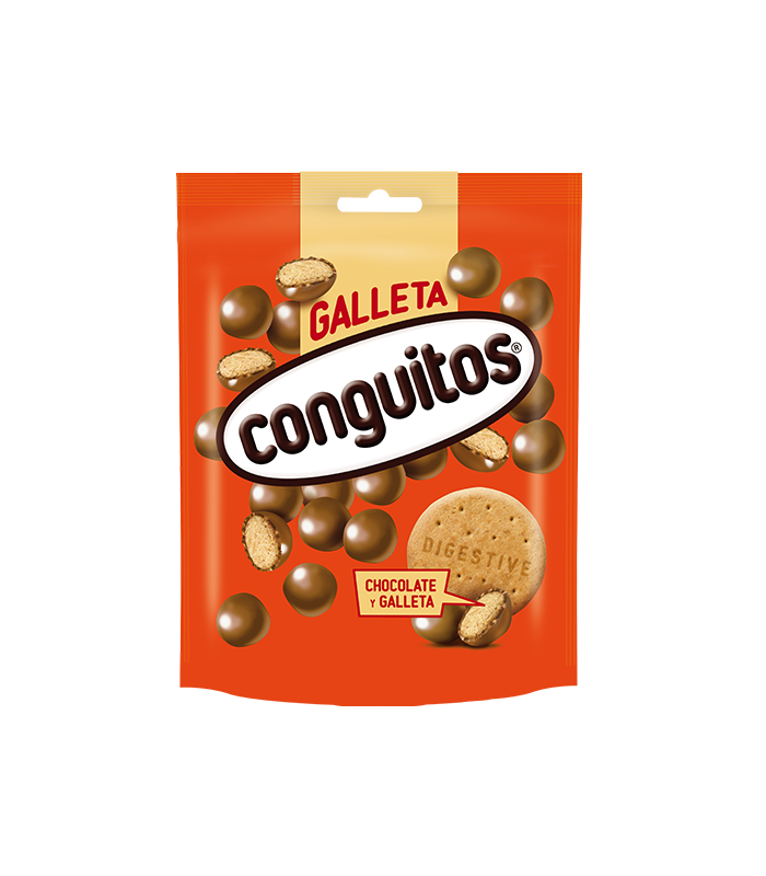CONGUITOS GALLETA CHOC LECHE 120G 16U