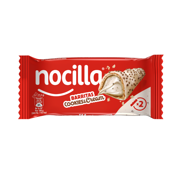 NOCILLA BARRITAS COOKIESCREAM 43G 18U