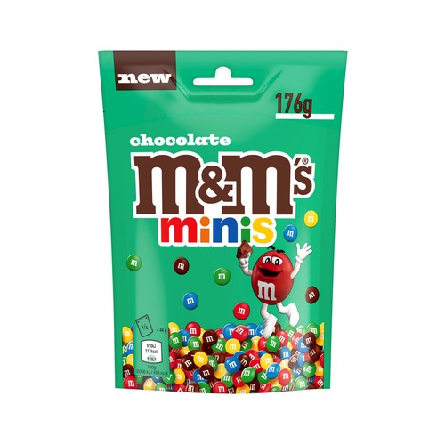 MMS MINIS CHOCO POUCH 176G 27X1U