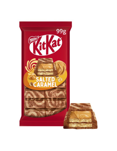 KIT KAT TABLSALTED CARAMEL 99G 15X1U