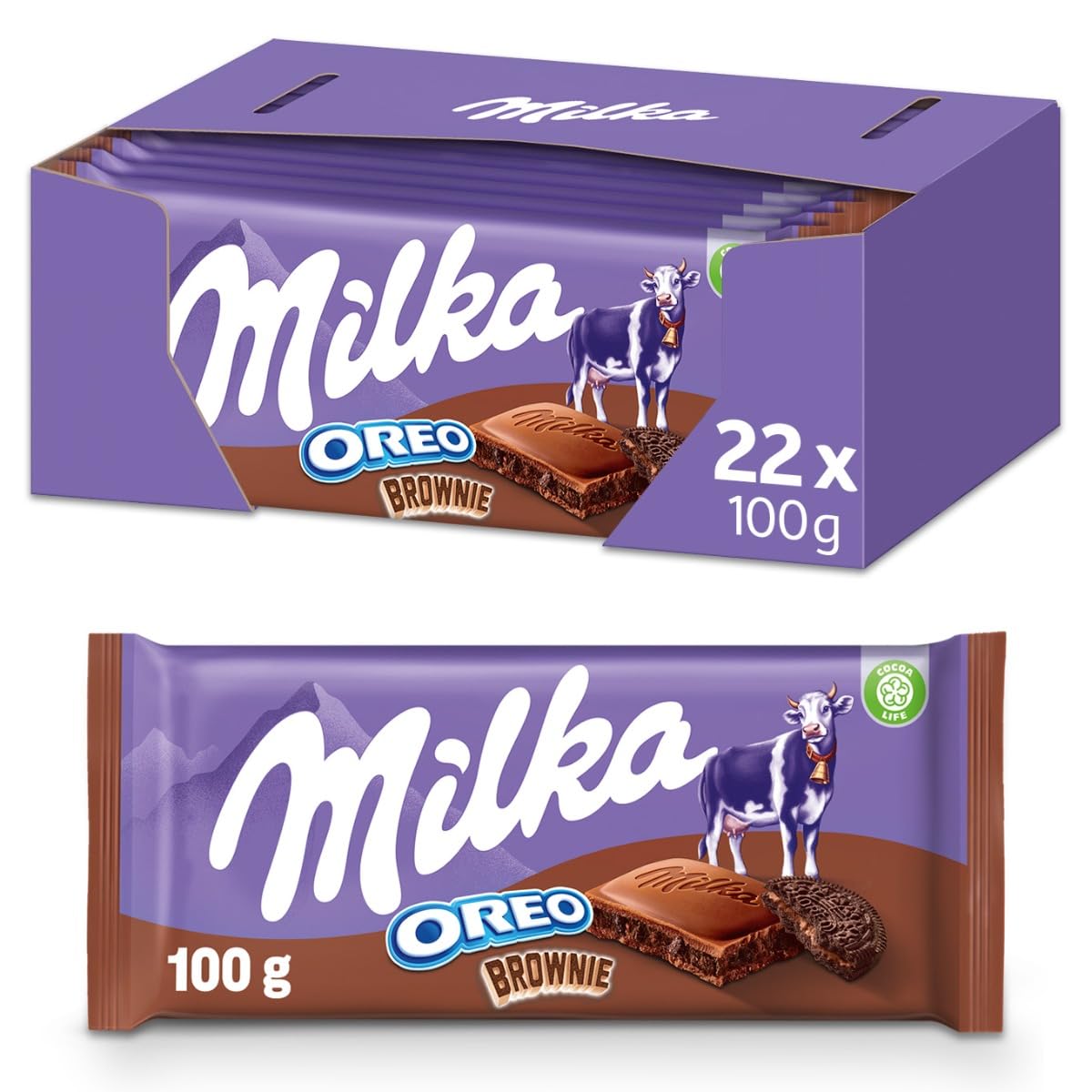 MILKA IMPOREO BROWNIE 100G 22X1U