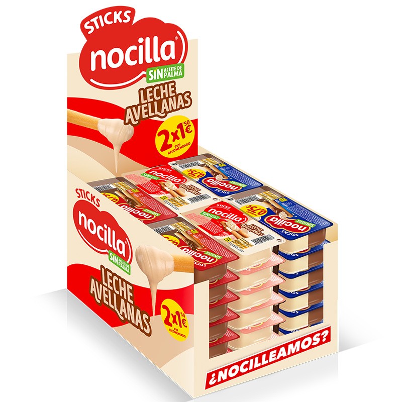 NOCILLA LOTE STICKS 36U 2X150EUR