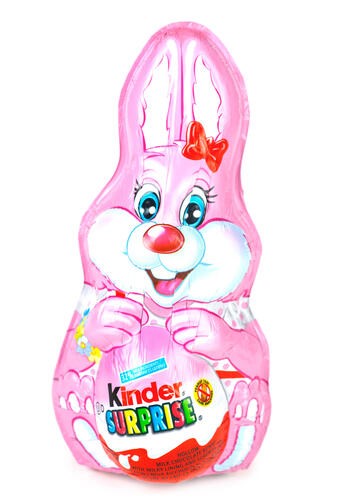 KINDER CONEJO CAVA ROSA 75G 12U