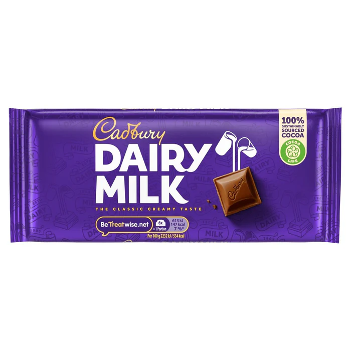 CDBRY 110G DAIRY MILK 21U