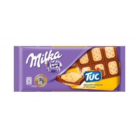 MILKA 87G SANDWICH TUC 18U