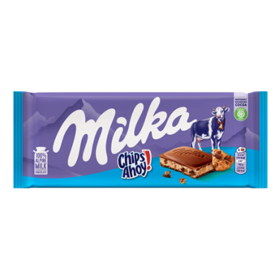 MILKA CHIPS AHOY 100G 22U