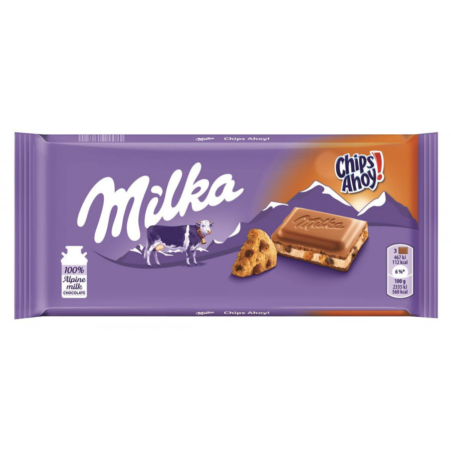 MILKA IMPCHIPS AHOY 100G 22X1U