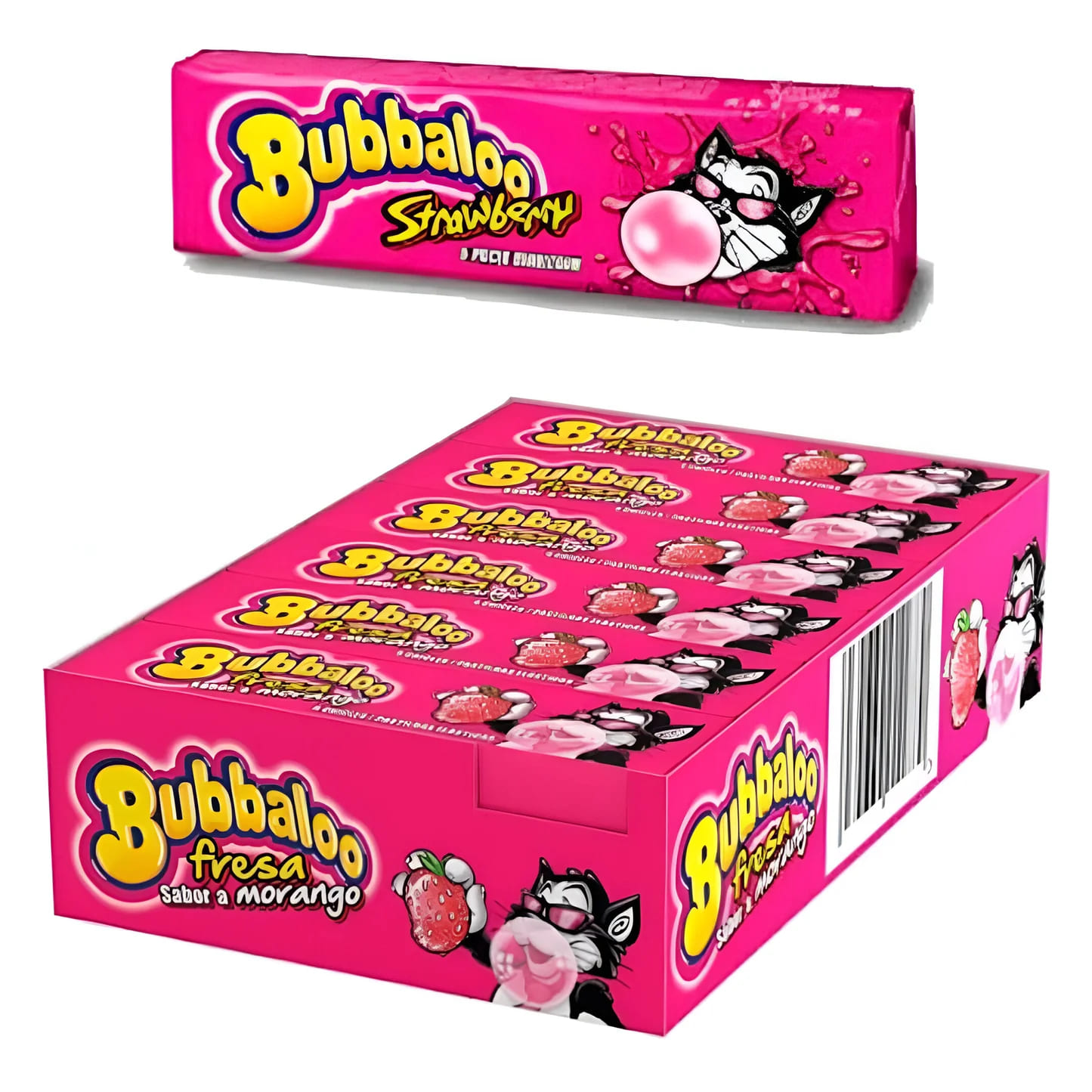 BUBBALOO STICK FRESA 38G 8XE18U