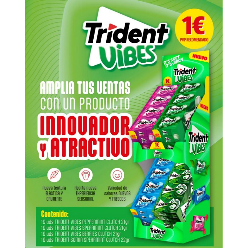 TRIDENT LOTE VIBES60 MIN 1EUR
