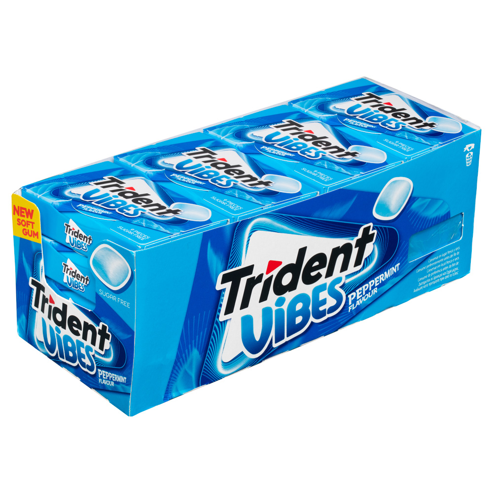 TRIDENT VIBES PEPPERMINT CLUTCH 15XE16U