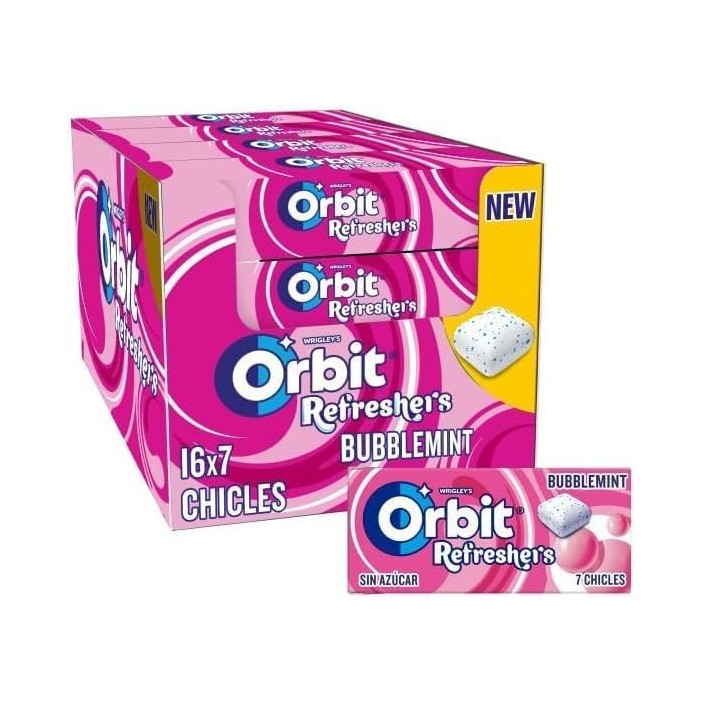 ORBIT REFRESHERS BUBBLEMINT SA 24XE16U