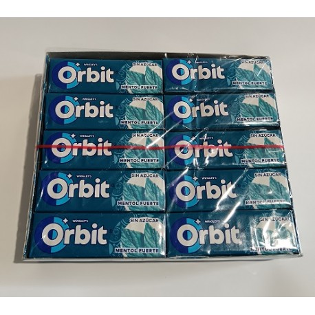 ORBIT MENTOL FUERTE SA 20XE30U
