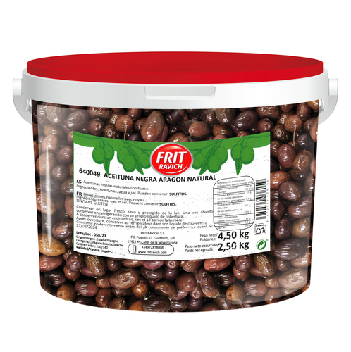 ACEITUNA NEGRA ARAGON NAT CUBO 44K 1U