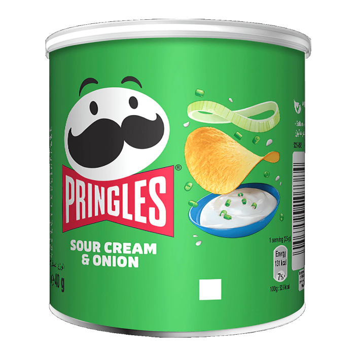PRINGLES CREAM ONION 40G 12U