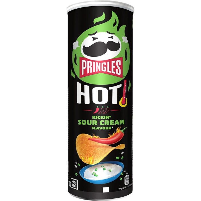 PRINGLES HOT SOUR CREAM 19XT160G
