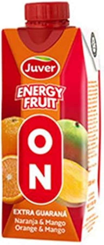 JUVER ON GUARANA NARANJA MANGO 330ML 18U