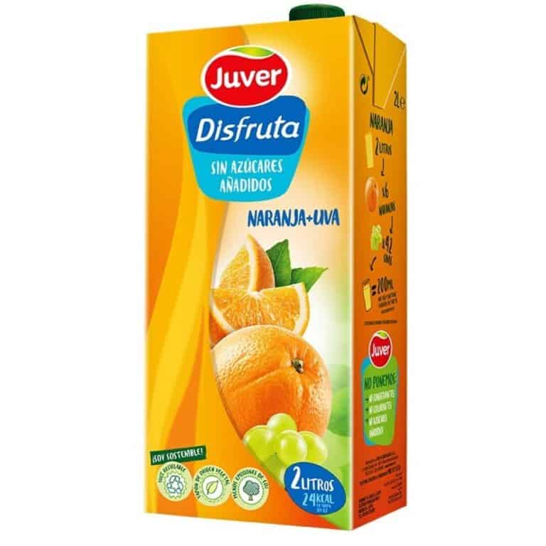 JUVER DISFRUTA NARANJA 1L 12U