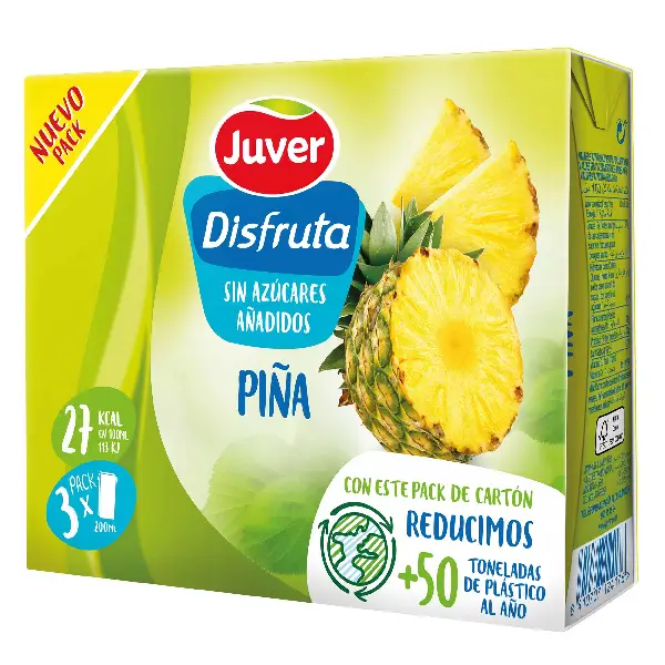 JUVER DISFRUTA PINA 200ML P3 10U