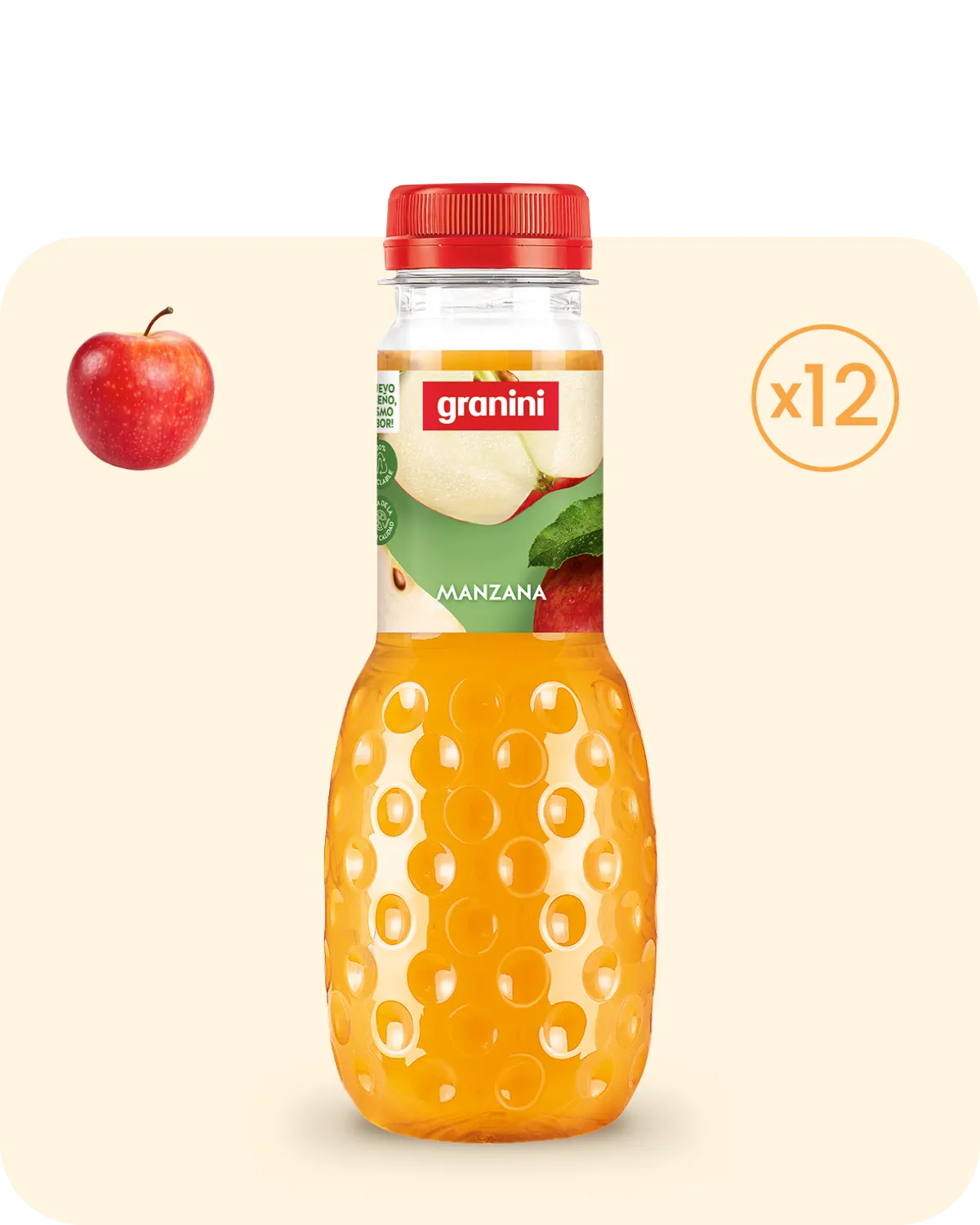 GRANINI MANZANA 033L PET 12U